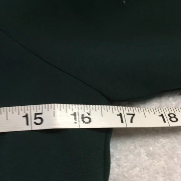 Whistles forest green belted work dress 4 - Picture 8 of 11